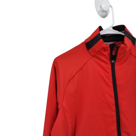 REI Women's Poly Stretch Full Zip Jacket Red Orange - M - Picture 2 of 8